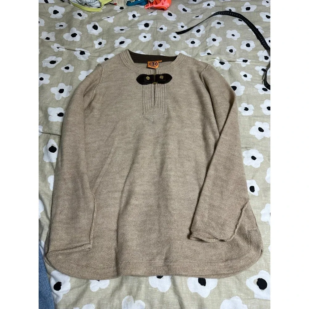 Tory Burch wool tan sweater